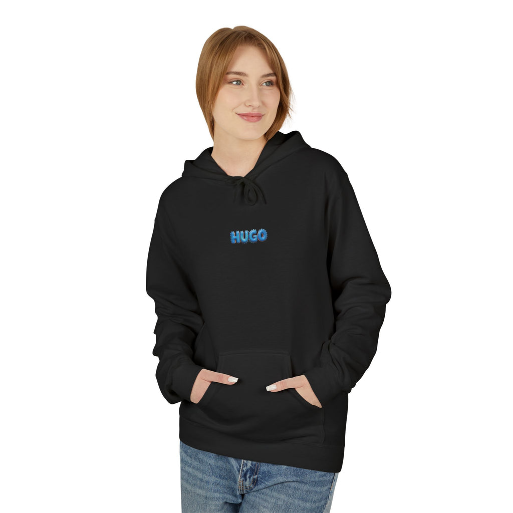 Adult hoodie. Color: Black.
