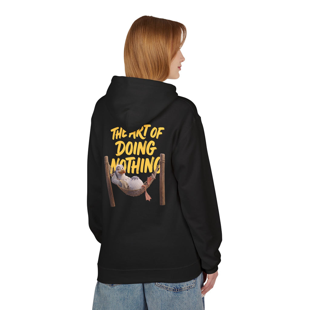 Adult hoodie. Color: Black.