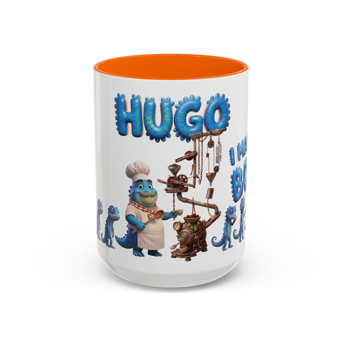 Mug. Color: Orange.