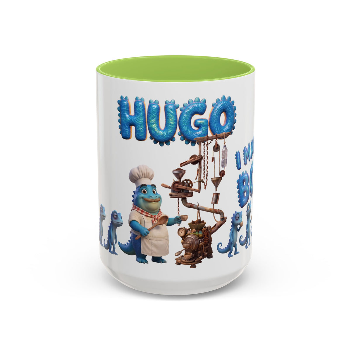Mug. Color: Light Green.