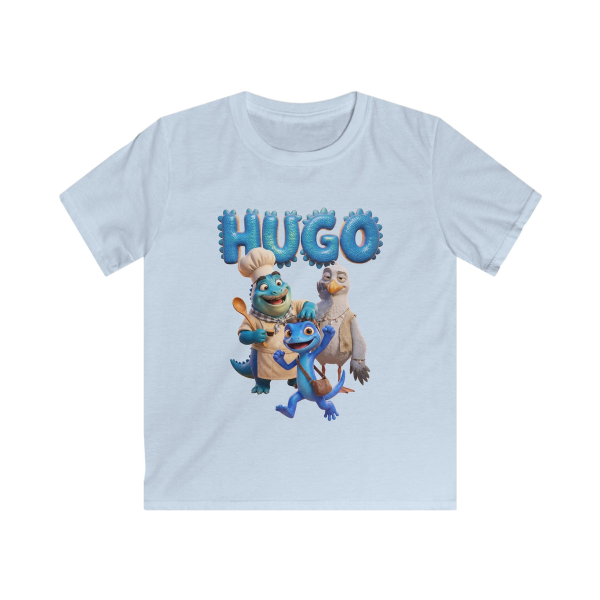 Kids t-shirt. Color: Light Blue.