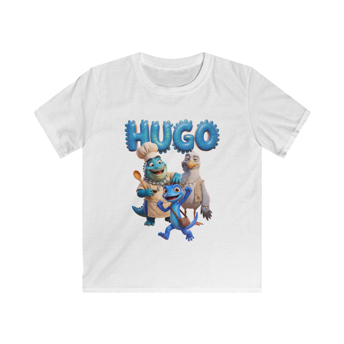 Kids t-shirt. Color: White.
