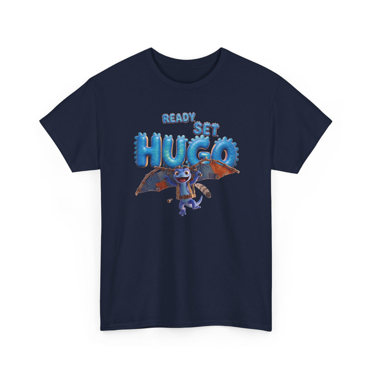Adult t-shirt. Color: Navy.