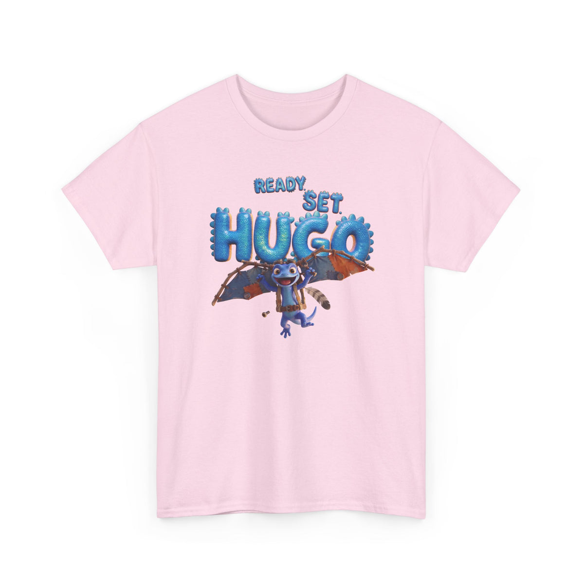 Adult t-shirt. Color: Light Pink.