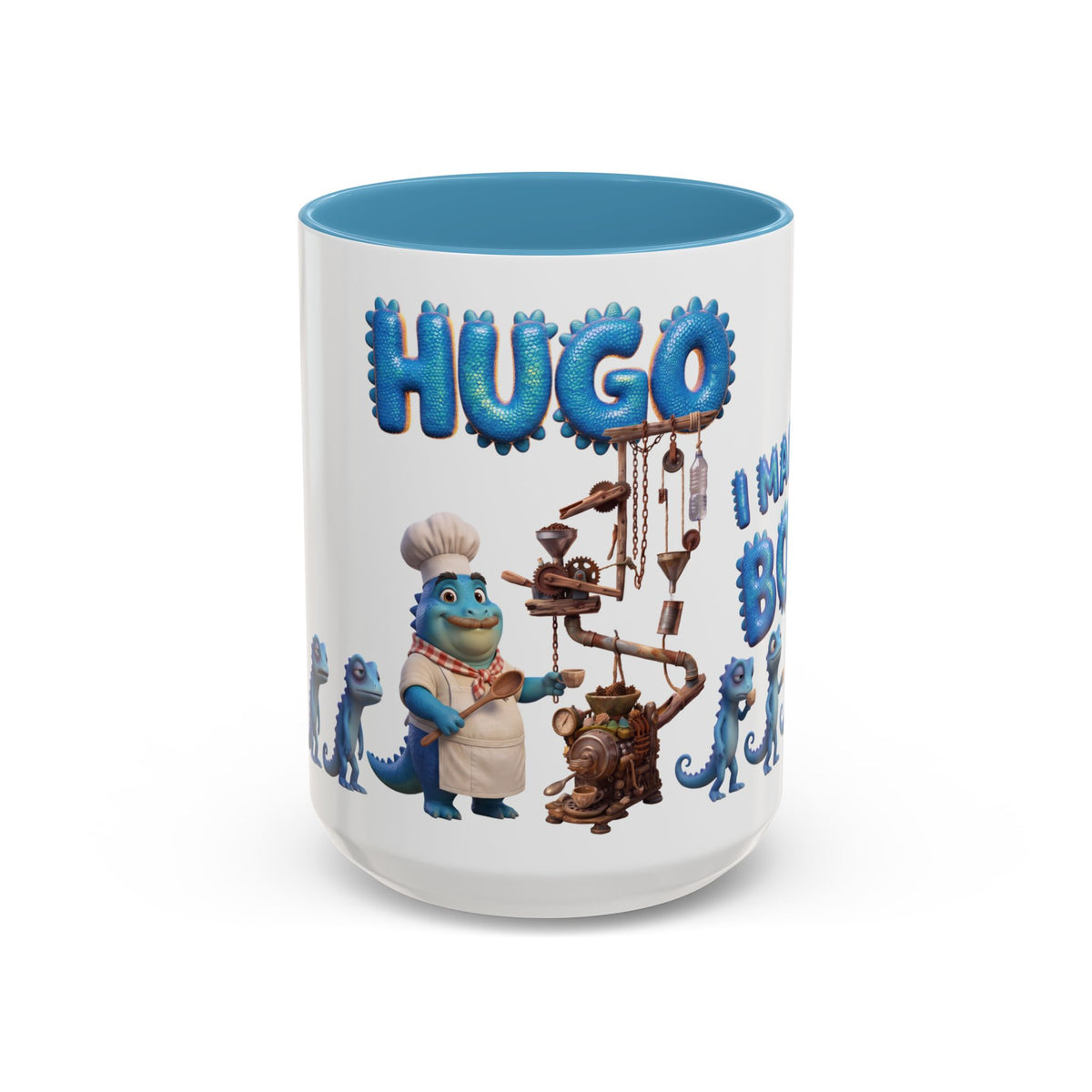 Mug. Color: Light Blue.