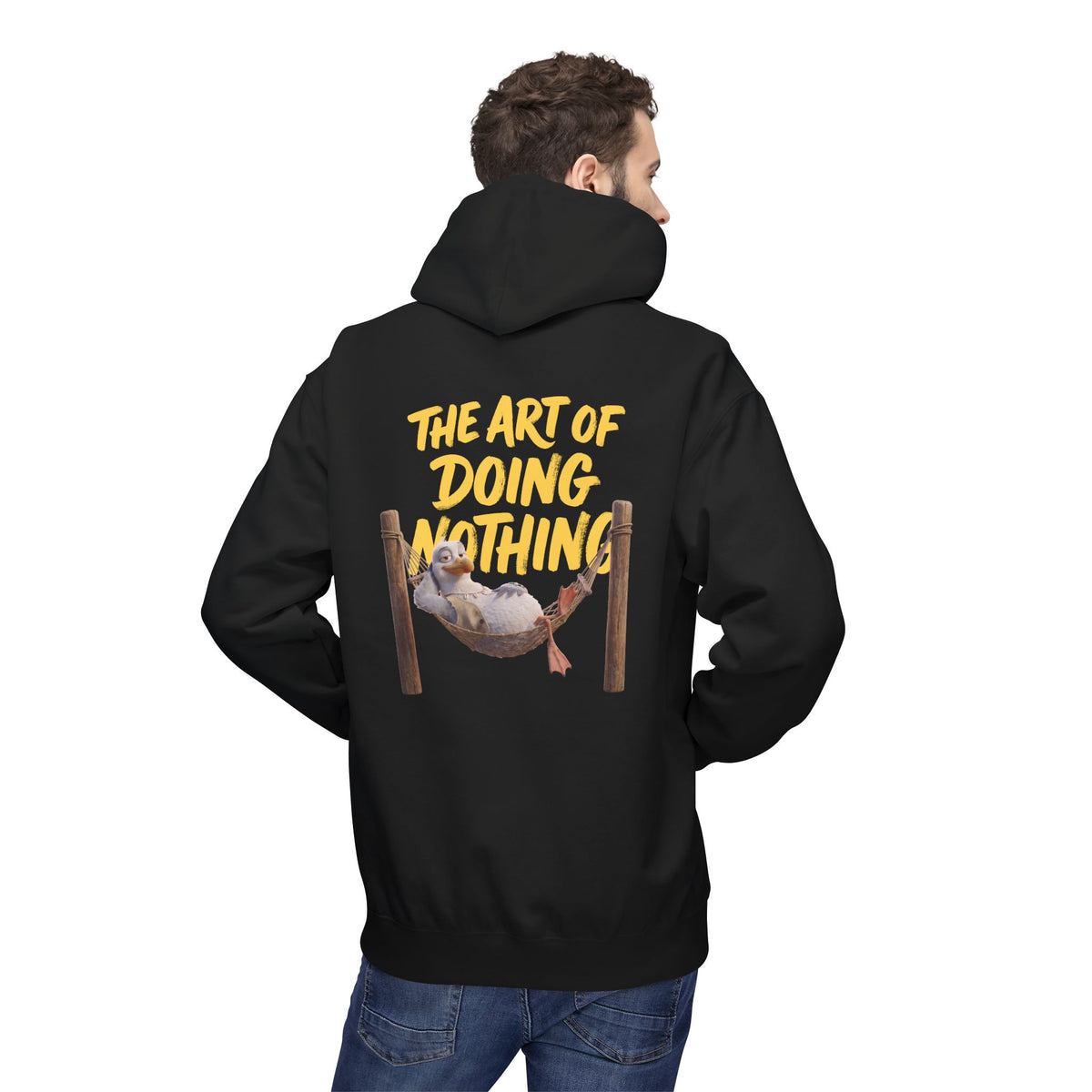Adult hoodie. Color: Black.