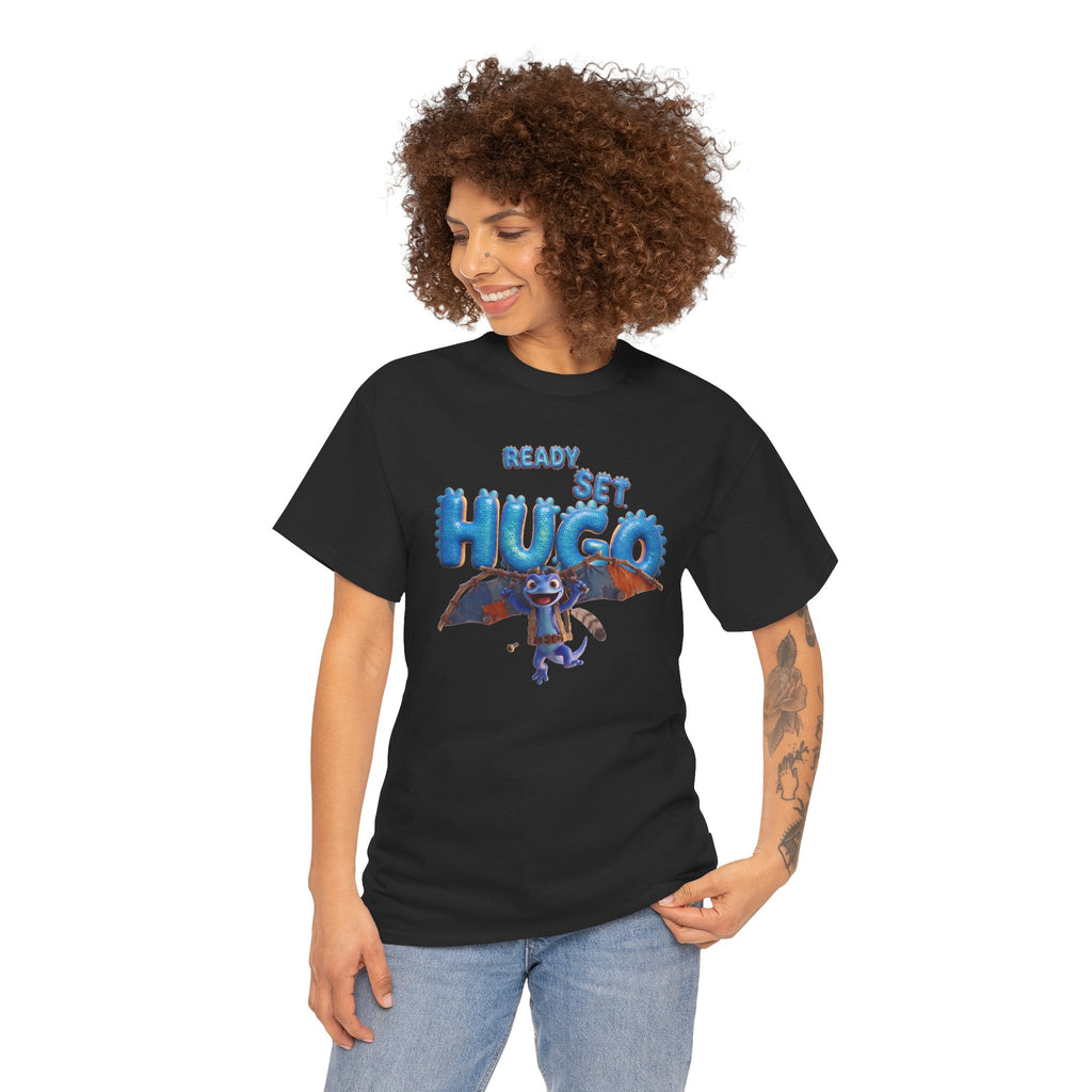 Adult t-shirt. Color: Black.