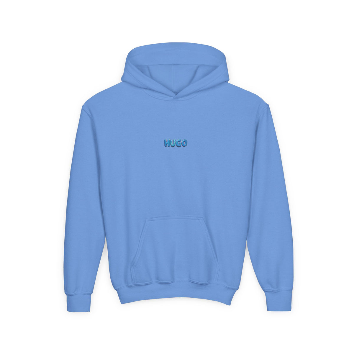 Kids hoodie. Color: Carolina Blue.