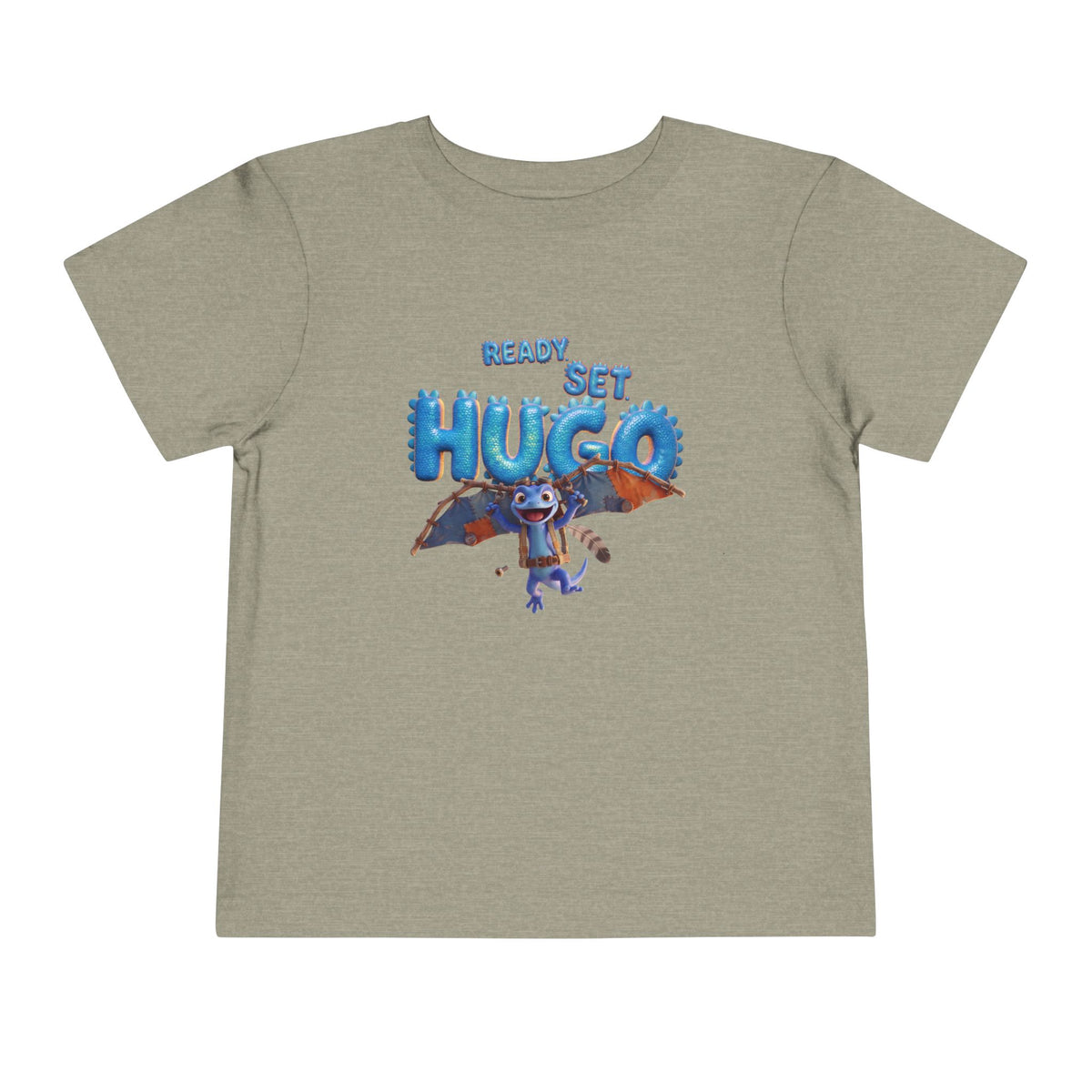 Toddler t-shirt. Color: Heather Stone.