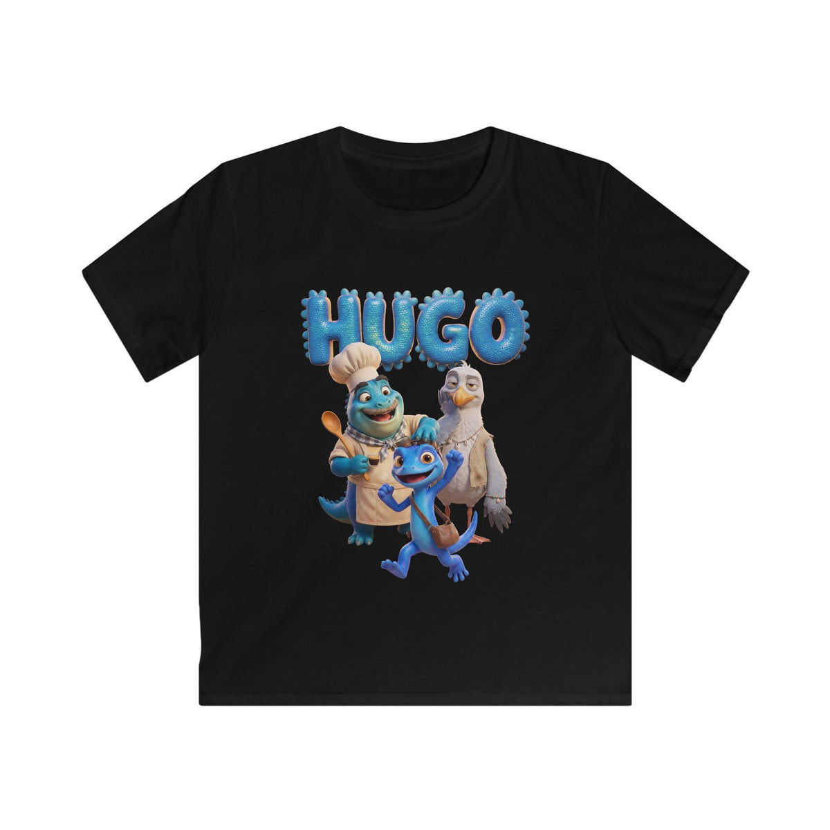 Kids t-shirt. Color: Black.