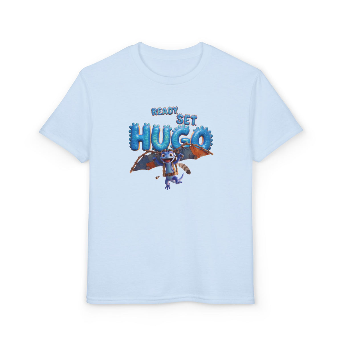 Kids t-shirt. Color: Light Blue.