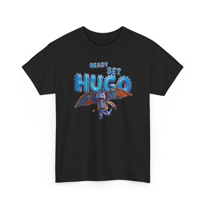 Adult t-shirt. Color: Black.