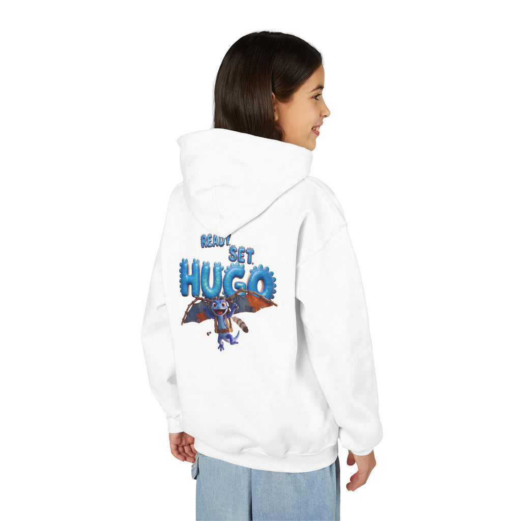 Kids hoodie. Color: White.
