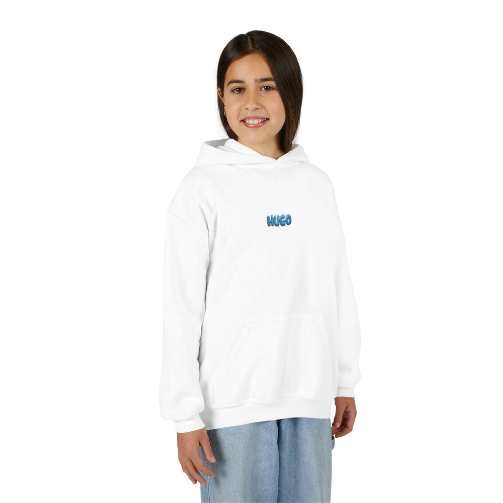 Kids hoodie. Color: White.
