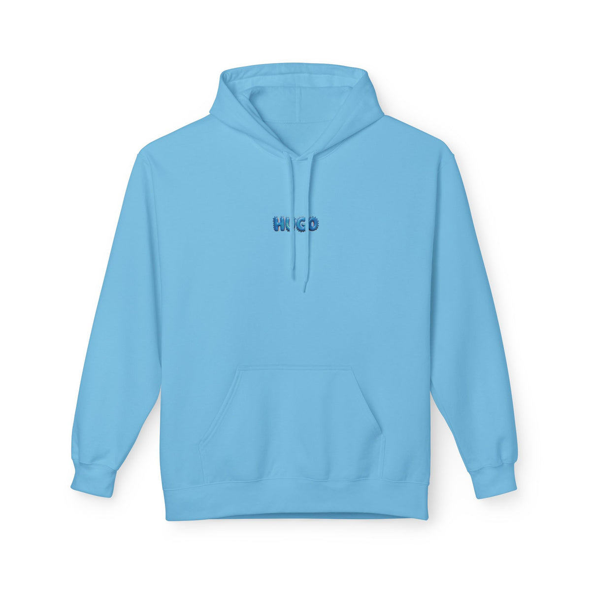 Adult hoodie. Color: Sky.